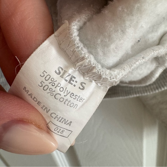 Blencot Gray Quarter Zip Sweatshirt Small - Picture 8 of 8